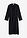 Vestido de mezcla de lino y viscosa con bolsillos - Negro - bonprix