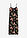 Camisón largo con encaje fino - Negro con flores - bonprix