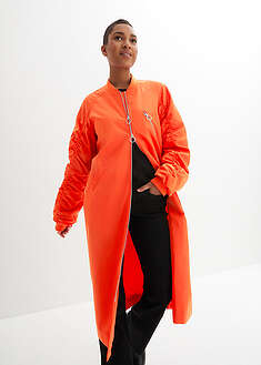 Abrigo con cuello de punto