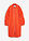 Abrigo con cuello de punto - Naranja-rojo - bonprix