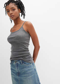 Top de algodón puro con tirantes finos (2 unidades)