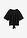 Camiseta con mangas de murciélago - Negro - bonprix