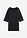 Camiseta deportiva larga con abertura y material de secado rápido - Negro - bonprix