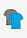 Camiseta (2 unidades) - Azul mediterráneo+gris jaspeado - bonprix