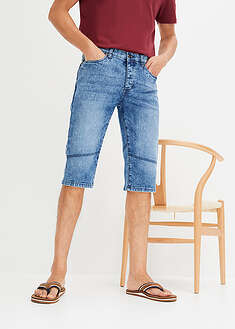 Bermudas vaqueras elásticas largas y ligeras, regular fit