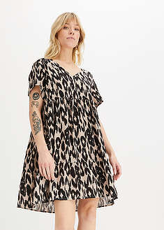Vestido tipo túnica de viscosa fluida