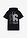 Camiseta con capucha de calidad densa - Negro estampado - bonprix