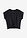 Camiseta corta de algodón orgánico puro - Negro - bonprix