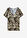 Camiseta con goma elástica - Marrón grisáceo con estampado de leopardo - bonprix