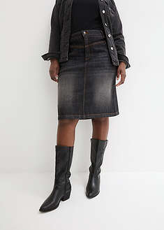 Falda vaquera elástica