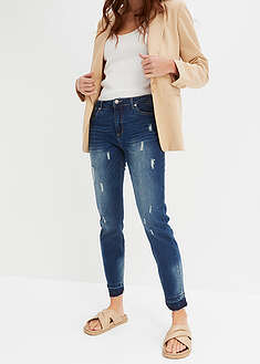 Vaqueros skinny, low waist, cropped