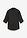 Camisa de manga larga con dobladillo de algodón puro - Negro - bonprix