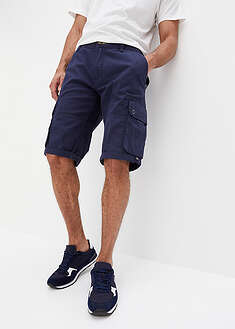 Bermudas tipo cargo de algodón puro con corte regular