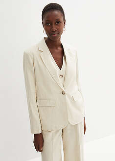 Americana de lino puro