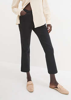 Pantalón capri sin cierre con elástico