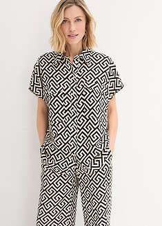 Blusa de viscosa fluida