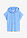Camiseta con cuello henley - azul provenzal - bonprix