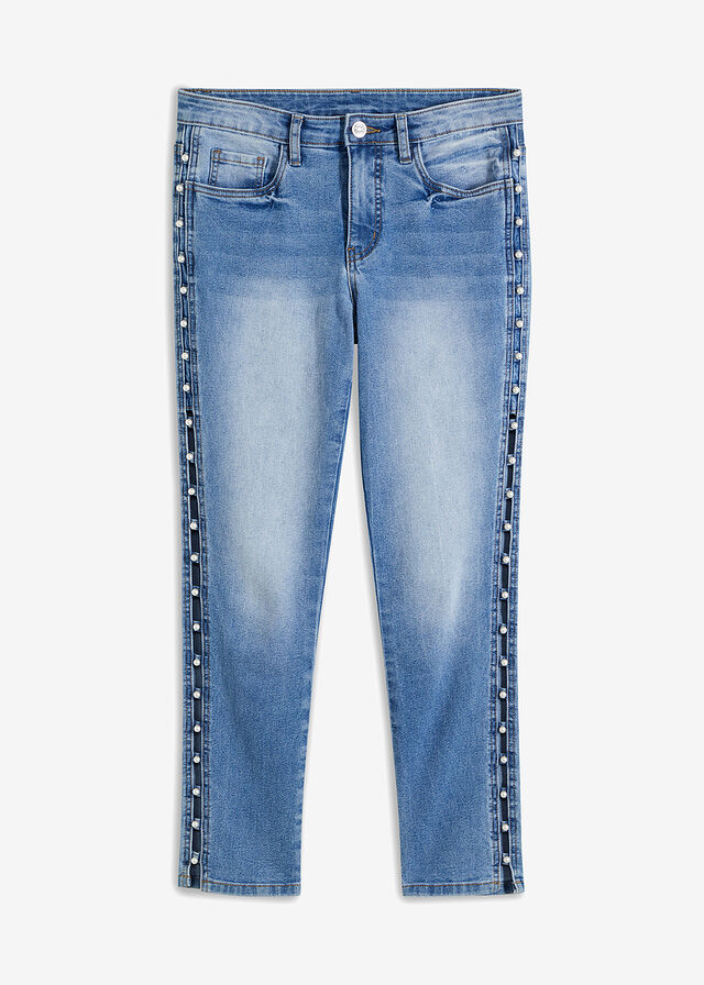 Vaqueros skinny, mid waist, elásticos