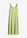 Vestido de punto de algodón puro - Verde pera - bonprix