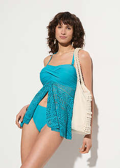 Tankini bandeau largo (2 piezas)