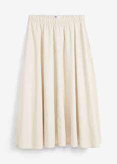 falda-midi-de-mezcla-de-lino