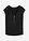 Top con hombros de encaje - Negro - bonprix