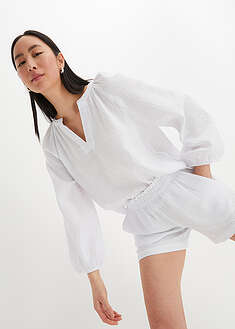 Blusa holgada de muselina