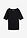 Camiseta con escote en U y media manga - Negro - bonprix