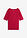 Camiseta con escote en U y media manga - Rojo - bonprix