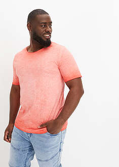 Camiseta de algodón orgánico puro con aspecto lavado