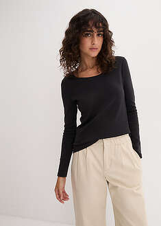 Camiseta de algodón orgánico puro con manga larga