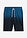 Bermudas de chándal con degradado de color - Petróleo azul/negro estampado - bonprix