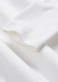 Camiseta de algodón orgánico puro con manga larga