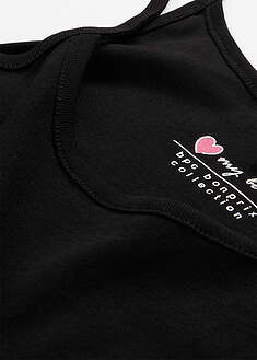 Top de algodón puro con tirantes finos (3 unidades)