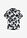 Camisa de viscosa con manga corta y corte slim - blanco-negro estampado - bonprix