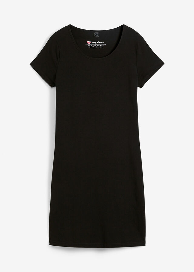 Vestido camisero de algodón orgánico elástico