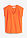 Blusa de manga corta con escote en V - Naranja cálido - bonprix