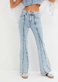 Vaqueros flared, high waist