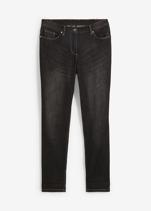 Vaqueros elásticos tipo boyfriend, mid waist