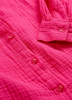 Blusa larga de muselina ligera