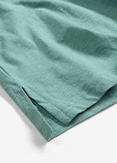 Camiseta de algodón orgánico puro con botones