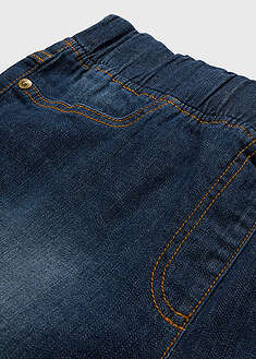 Vaqueros de algodón con talle medio y corte slim