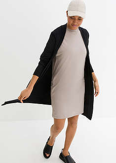 Chaqueta de punto de suave mezcla de viscosa