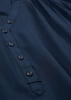 Blusa tipo túnica de viscosa suave