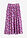 Falda larga de viscosa pura - morado oscuro/rosa fucsia - bonprix