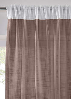 Cortinas con textura (2 unidades)