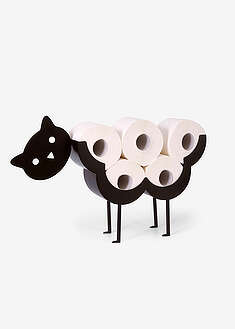 Soporte para papel higiénico con diseño de gato