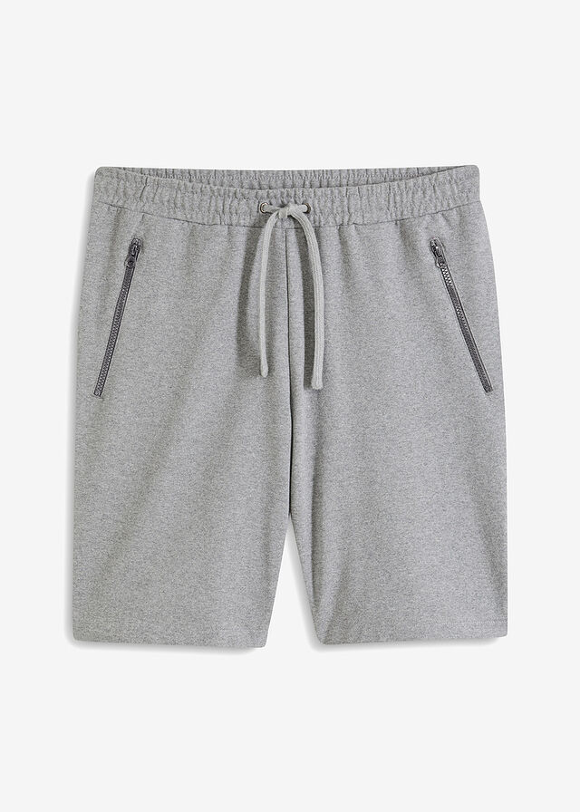 Bermudas de chándal con prácticos bolsillos con cremallera