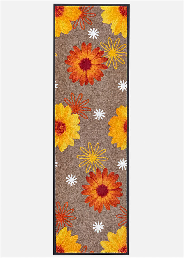 Felpudo con motivo floral