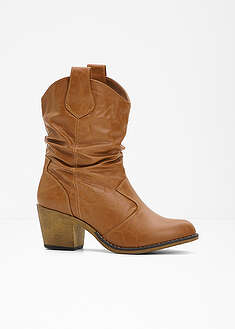 Botas de estilo cowboy con fruncido